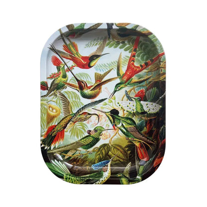 1pc Metal Rolling Tray Tobacco Herb Smoking Accessories 180*140mm Small Tray Tinplate Storage Plate Gifts GOOD Vibrations Adult Super Store