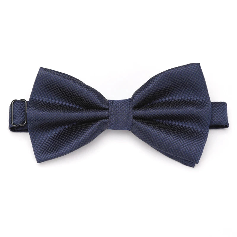 Men Bowties Solid Color Butterfly Wedding Necktie for Boys Girls Candy Bowknot Accessories Plaids Multicolor Adjust Neck Bow Tie Good Vibrations