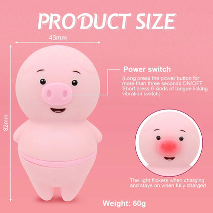 G Spot Clitoral Stimulator Clitoris Licking Sucking Sexy Pig Vibrator for Woman Clit Nipple Sucker Massager Blowjob Fast Orgasm Good Vibrations Adult Super Store