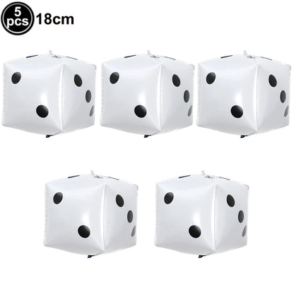 Casino Theme Party Decorations Las Vegas Hanging Poker Cube Dice Hanging Casino Party Ceiling for Casino Night Decor Supplies Good Vibrations