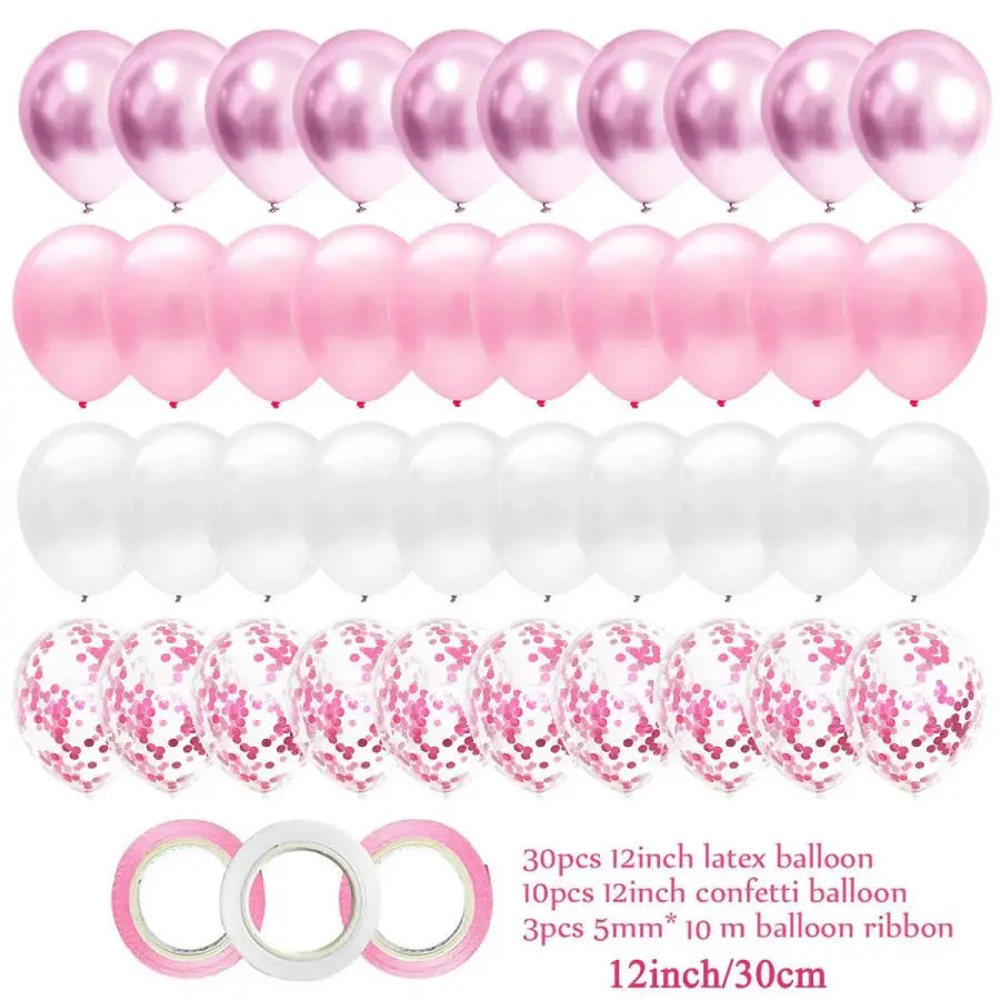 Balloons Wedding Party Supplies Baby Shower Valentine's Day Birthday Pink Happy Anniversary Decoration Girl Latex Child's Day Good Vibrations