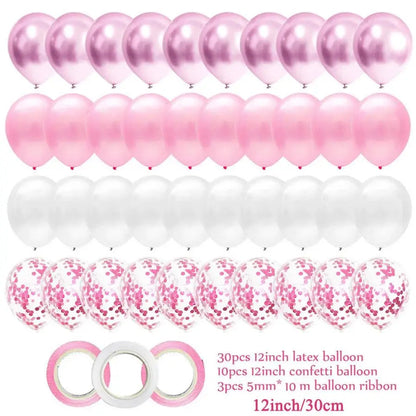 Balloons Wedding Party Supplies Baby Shower Valentine's Day Birthday Pink Happy Anniversary Decoration Girl Latex Child's Day Good Vibrations
