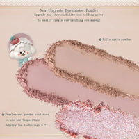 Flower Knows Never's Shop Collection 8 Color Glitter Eyeshadow Palette High Pigmented Eye Makeup Matte Shimmer Eye Shadow Pallte Good Vibrations