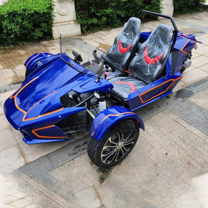 gasoline off-road vehicle tricycle motorcycle 3 wheels 350CC car ZTR tricycle automatic transmission electric tricycle Good Vibrations