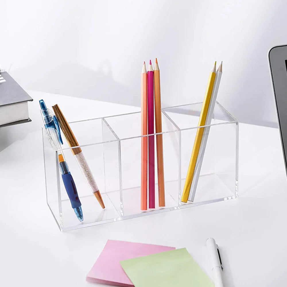 Transparent lipstick Cosmetic Makeup Acrylic Makeup Brush Tool Storage Box Case Make-up Brush Holder Table Organizer Makeup Tool Good Vibrations