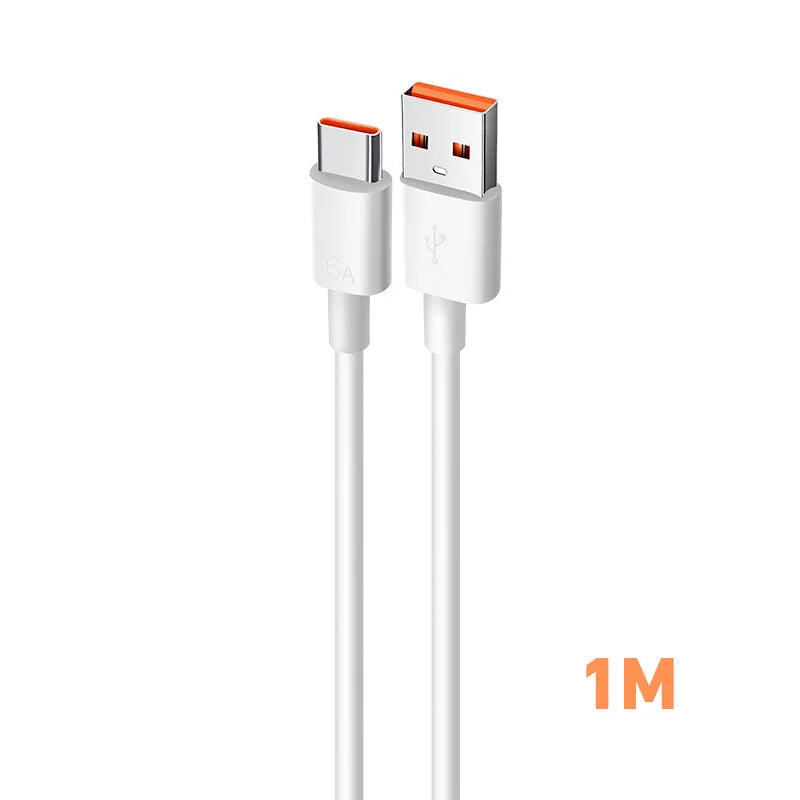 120W Ultra Fast Charger QC 5.0 EU Plug 6A Type C Cable 67W 55W 33W Rapid Charging Adapter For iPhone Huawei 2025 Good Vibrations