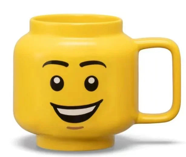 Party Favor Gifts Cute Cartoon Mug for Coffee Milk Tea Ceramic Cup Drinkware with Creative Impish Expression Pattern Good Vibrations