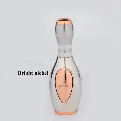 Jobon Bowling Ball Shaped Butane Gas Lighter Metal Outdoor Windproof Blue Flame Jet Turbine Torch Lighter Ornaments Gift Good Vibrations Adult Super Store