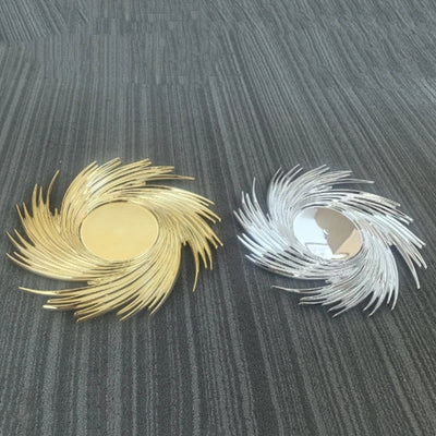 100 PCS Charger Plate Luxury Plastic 33CM Party Decorative Dining Dinner Serving Wedding Christmas Decor Table Place Setting