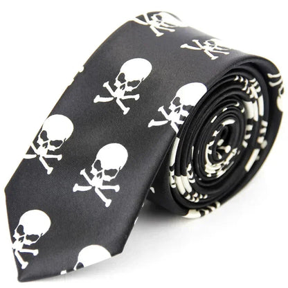 Mens Ties Slim 5cm (2in) Wedding Striped Dots Piano Skulls for Men Women Gravata Corbata Regalos Para Hombres Accessoires Homme Good Vibrations