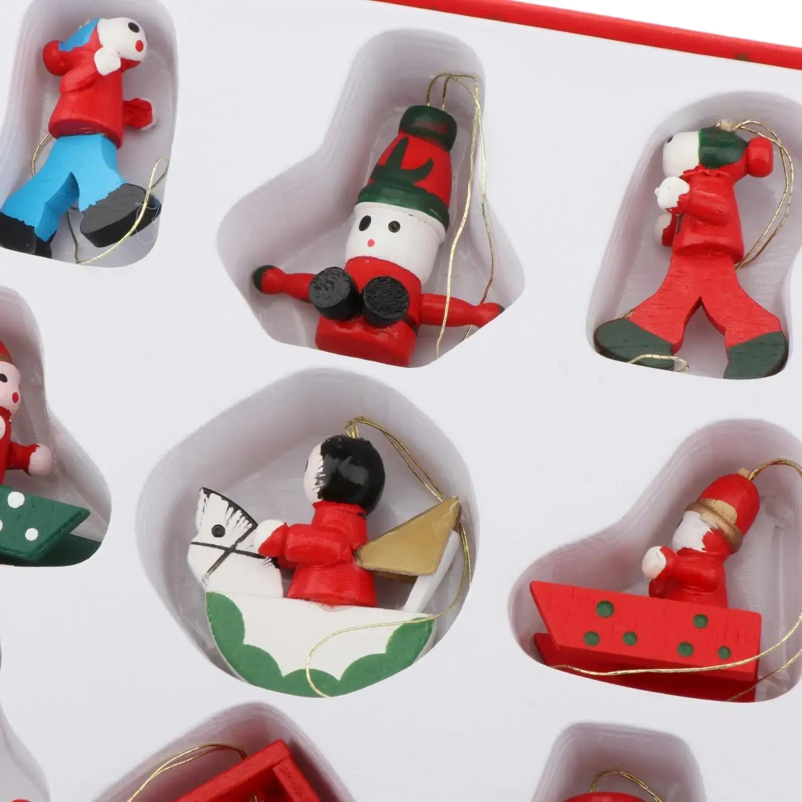 A Christmas Box Christmas Trees Hanging Santa Crafts Ornaments Family Friends Trees Charms Decorations DIY Keychain Pendants Good Vibrations