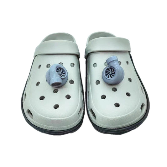 Funny turbo charms for Crocs Comedy Accessories Release Your Toes Friends Gift Good Vibrations