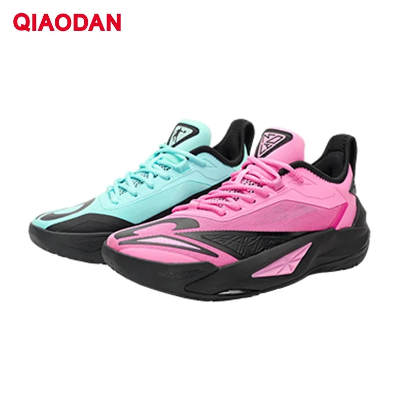 QIAODAN 2025 New Professional Men's Basketball Shoes Fashion Carbon Plate Lightweight Low-Top Sports Sneakers QDA013253105 Good Vibrations