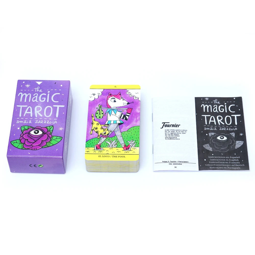España The Magic Tarot Cards in Spanish Version Board Game Divination Deck for Beginners Oracle Cards Tarot Deck  Family Party Good Vibrations