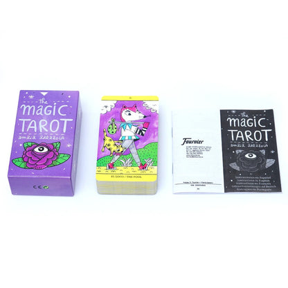 España The Magic Tarot Cards in Spanish Version Board Game Divination Deck for Beginners Oracle Cards Tarot Deck  Family Party Good Vibrations