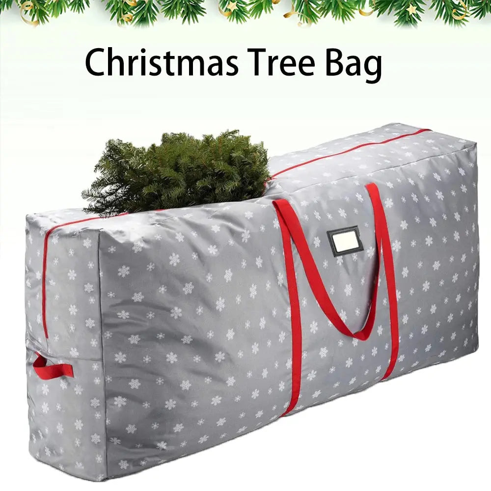Christmas Tree Storage Bag Fits 6 7 9 Ft Artificial Trees Plastic Waterproof Christmas Bag Durable Handles Labeling Card Slot Good Vibrations