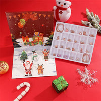 Christmas Kids Bracelet Earring Advent Calendar 2025 New Year Countdown Home Party Girl Jewelry Gift Blind Box Atmosphere Items Good Vibrations