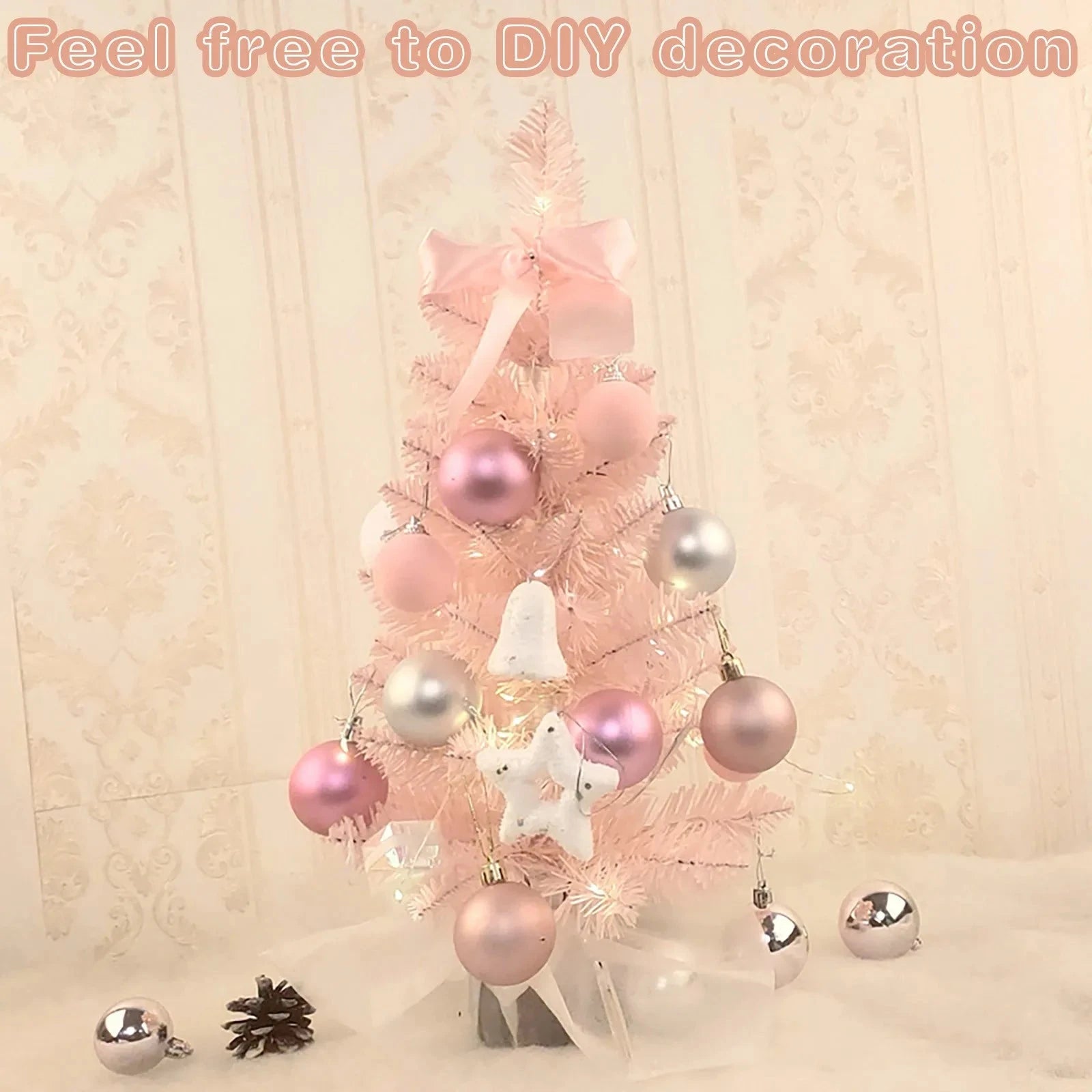 Christmas Desktop Mini Christmas Tree Christmas Decoration 2024 рождественский декор Dekoration Zu Hause Good Vibrations