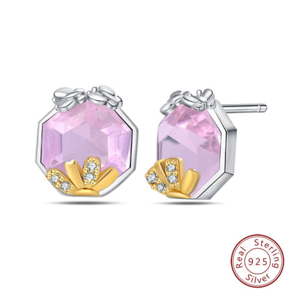 Women's Earrings 925 Sterling Silver Ocean Cute Pet Insect Plant Multi Style Earrings Fit Anniversary Delicate Jewelry Gifts Good Vibrations