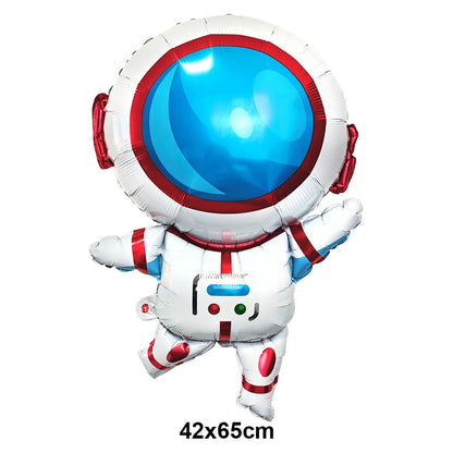 4D Standing Astronaut Spaceman Balloons Rocket Foil Balloons Kids Toys Baby Shower Outer Space Themed Birthday Party Decorations Good Vibrations