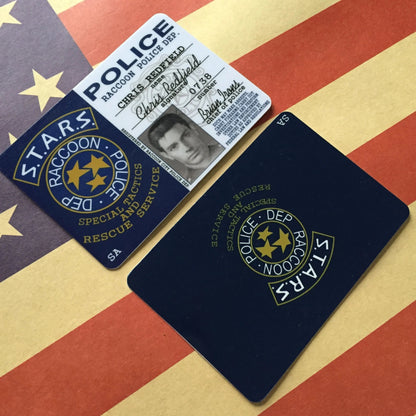 Game Leon Scott Kennedy Metal badge wallet RE4 Ada wong Chris Redfield Rebecca  Customized game wallet Cosplay accessories Good Vibrations