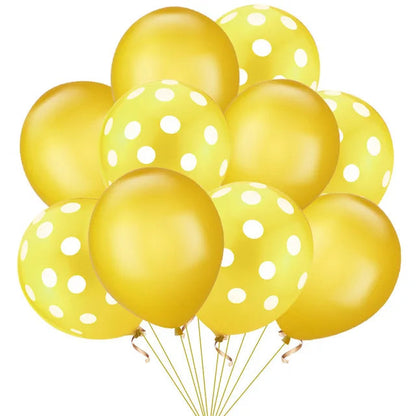 20pcs Polka Dot Balloons Globes 12Inch Pink Blue Latex Polka Dot Balloon Multicolor Wedding Birthday Party Festival Decoration Good Vibrations