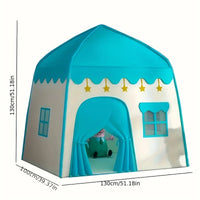 Children Flower Princess Castle Play Tent Foldable Indoor Outdoor Toy House Gift for Girls Boys Birthday Party Playtime Fun Good Vibrations