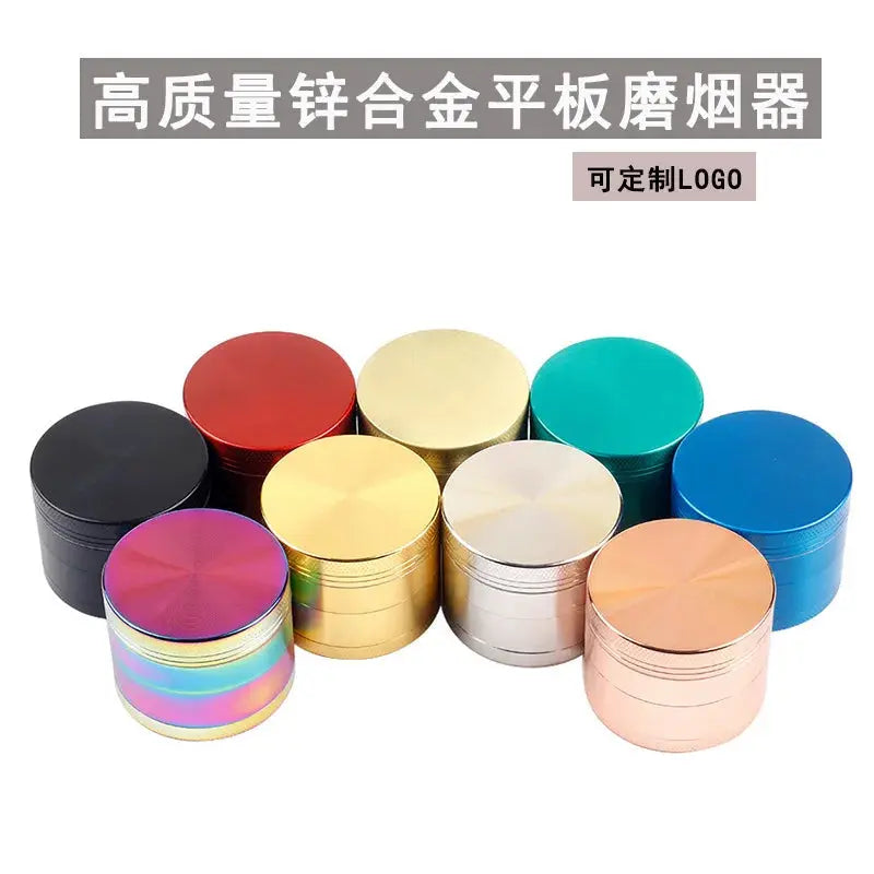 40mm 4 layers tobacco herbal grinders in five colors, metal zinc alloy.