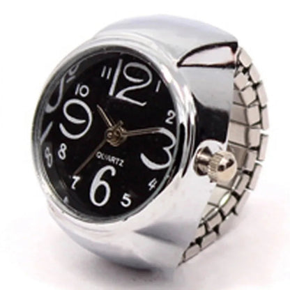 Fashion Rings Finger Watches for Women Men 2025 Fashion Party Quartz Watches Unisex Couple Rings Jewelry Gifts Good Vibrations