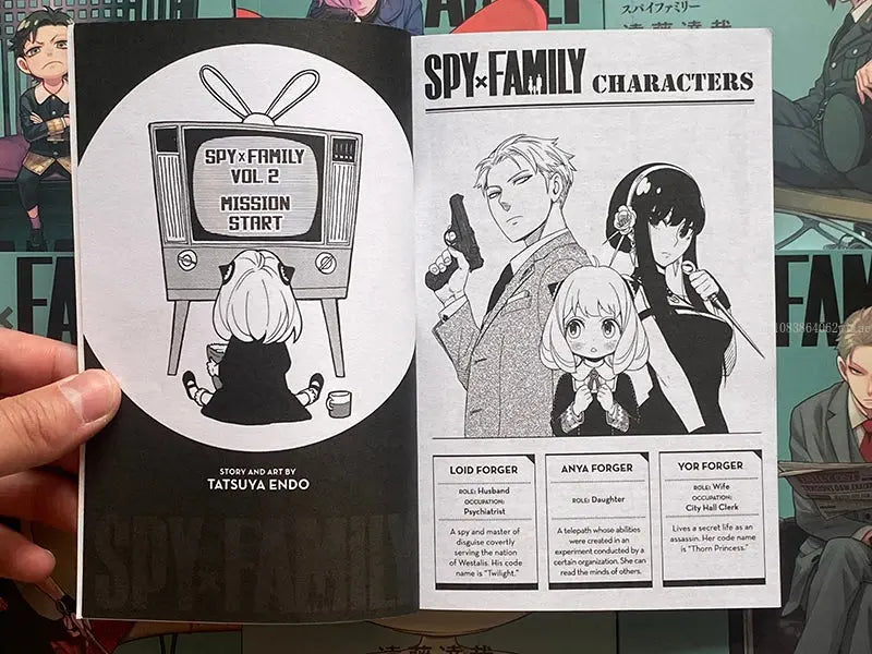 English Version Japanese Anime SPY×FAMILY Official Comic Book Volume (Spy Play House) Espionage, Action, Family, Comedy Book Good Vibrations