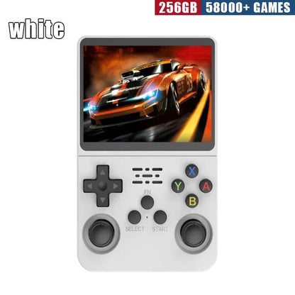 R36S Retro Handheld Game Console - 3.5 Inch IPS Screen, 64GB/128GB/256GB, Portable Gaming Device with Built-in Games Good Vibrations
