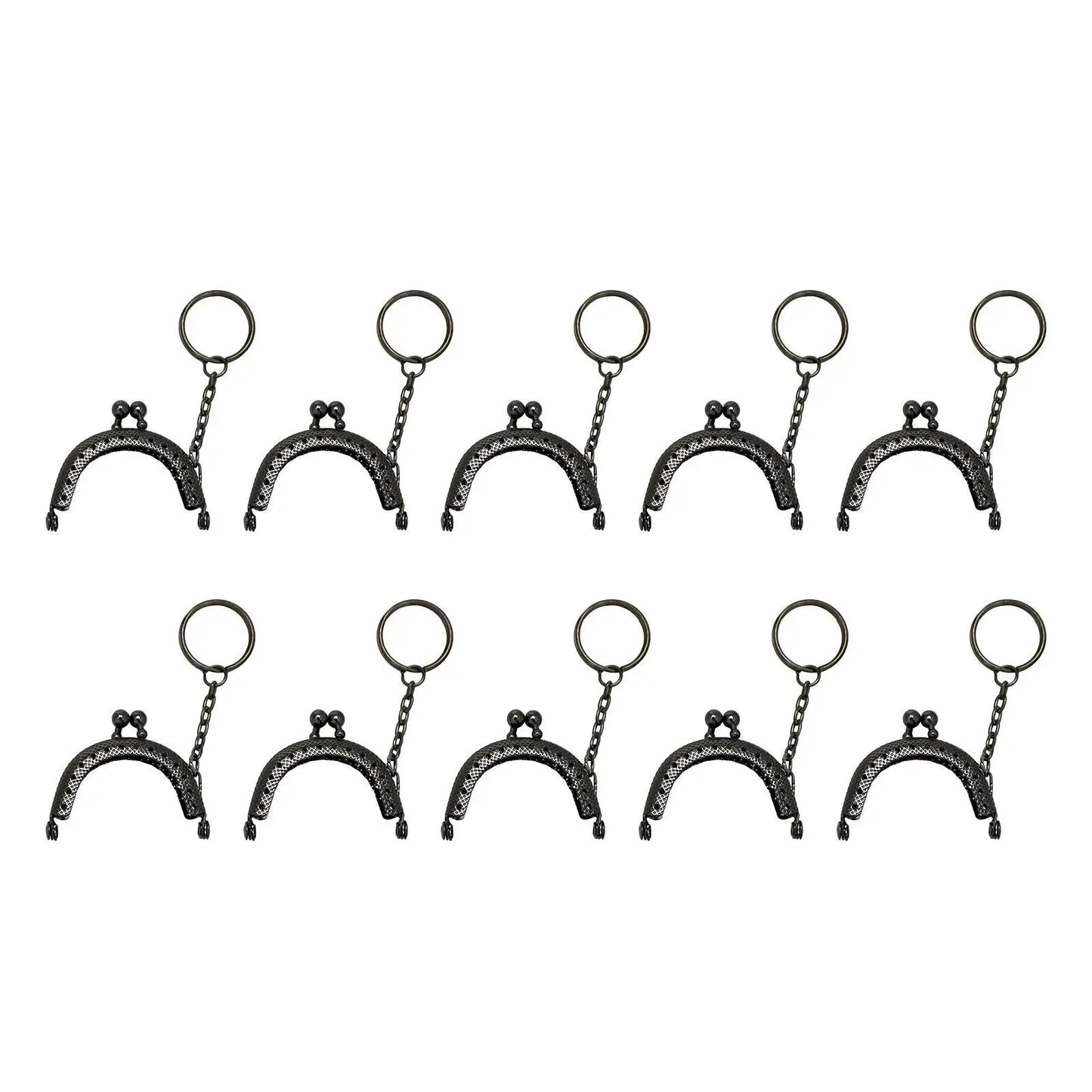 Purse clasp , 10Pcs 5cm Metal Purse  with , Coin Bag Accessories  for DIY Craft Good Vibrations