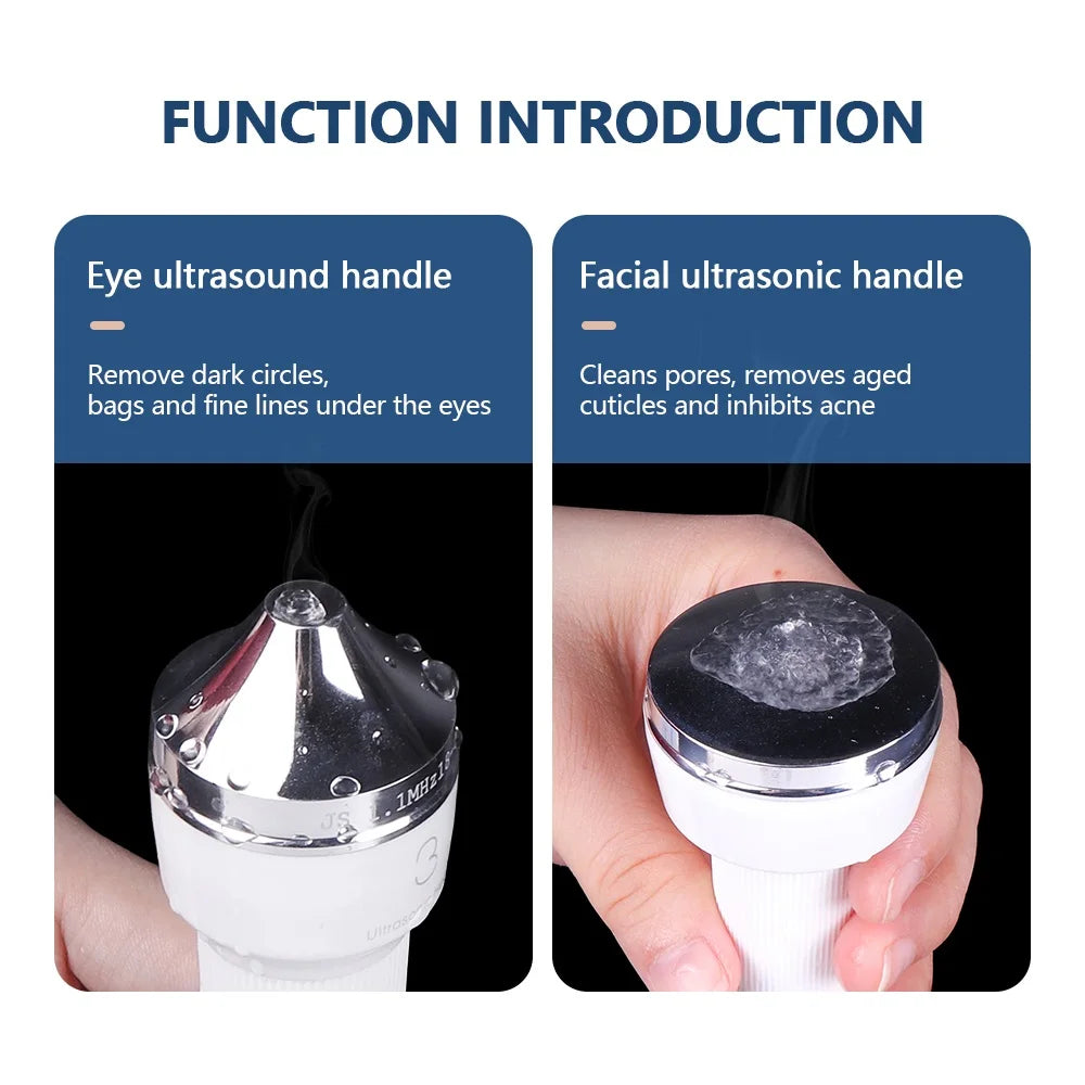 3 IN 1 Ultrasound Beauty Machine Ultrasonic Face Lifting Eye Massage Beauty Device Skin Care Pores Cleansing Facial SPA Massager Good Vibrations