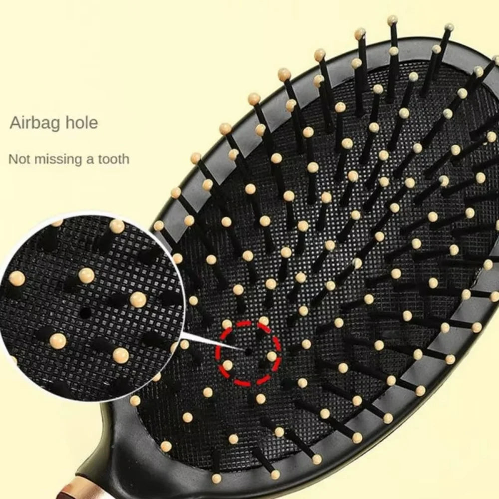 Professional Salon Straight Smooth Paddle Hair Brush Large Hairdressing All Hair Type Hairbrush Styling Comb for Women Men Good Vibrations