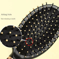 Professional Salon Straight Smooth Paddle Hair Brush Large Hairdressing All Hair Type Hairbrush Styling Comb for Women Men Good Vibrations