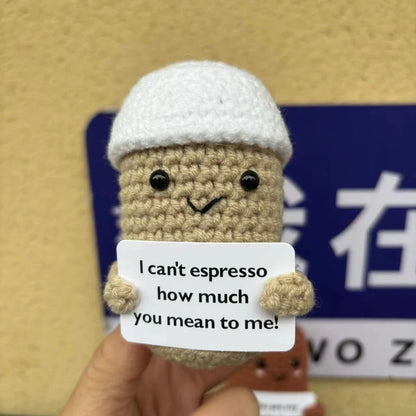 Gifts for Friends Female - Friendship Gifts for Women,Inspirational, Birthday Gifts for Friendship - Funny Friends Crochet Good Vibrations