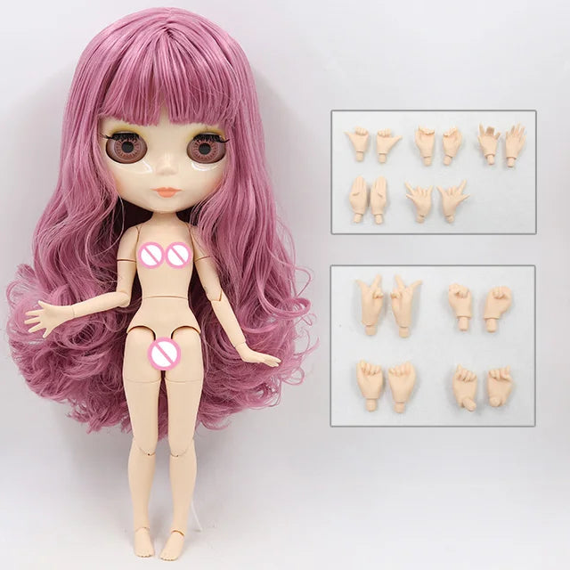 ICY DBS blyth doll 1/6 bjd toy joint body white skin shiny & matte face 30cm on sale special price toy gift anime doll Good Vibrations