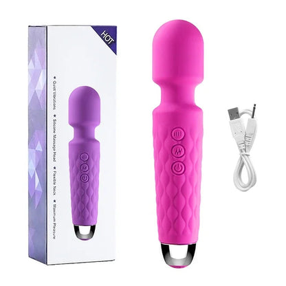 Powerful Handheld Massager Av Vibrator 20 Speed Wand Vibrating Massage Magic Full Body Therapy Motor Dildo Masturbator Sex Toy Good Vibrations Adult Super Store