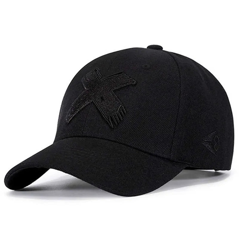 2025 Fashion and Simple New Flat brimmed Hat X Embroidered HipHop Skateboarding Hat Outdoor Leisure Sunshade Baseball Hat Unisex Good Vibrations