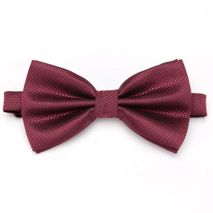 Men Bowties Solid Color Butterfly Wedding Necktie for Boys Girls Candy Bowknot Accessories Plaids Multicolor Adjust Neck Bow Tie Good Vibrations