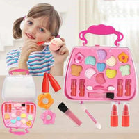 Baby Girls Make Up Set Toys Pretend Play Cosmetic Bag Beauty Hair Salon Toy Eye Shadow Makeup Tools Children Pretend Play Toys Good Vibrations