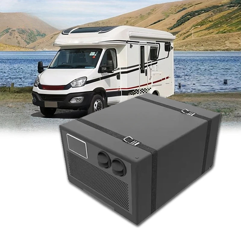 RV Air Conditioner Unit 24V Portable Installation Wide-Range Cooling Electric Vehicle Air Conditioning for Boat Yacht Good Vibrations