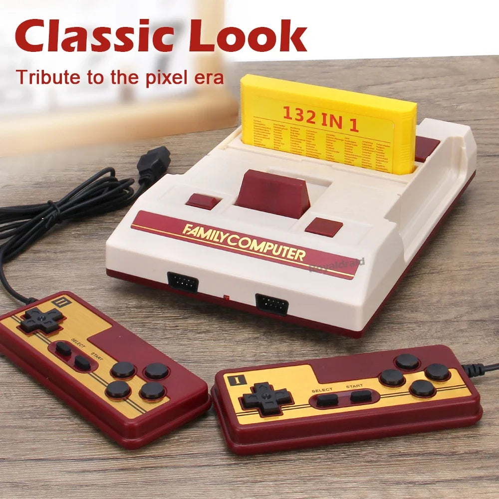 8 Bit Video Game Console Built in 500 Classic Games Family Computer TV Game Console Support Game Cartridge For FC Retro Gaming Good Vibrations