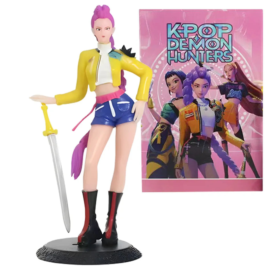 Kpop Demon Hunter Figura Rumi Mira Zoey Anime Model Collectible Statues Toys Decorative Items for Fans Good Vibrations