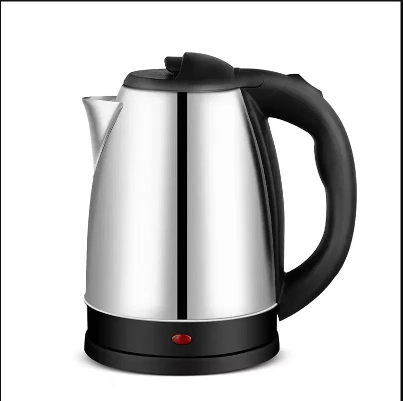 Travel Electric Kettle Tea Coffee 2L Stainless Steel Portable Water Boiler Pot For Hotel Family Trip Kitchen Smart Kettle Pot Good Vibrations