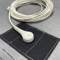 Grounding Sheet Soft  Earthing Sheet Grounding Bed Sheet With Cord 95% Cotton And 5% Soft Silver Thread For Healing Sleep Good Vibrations