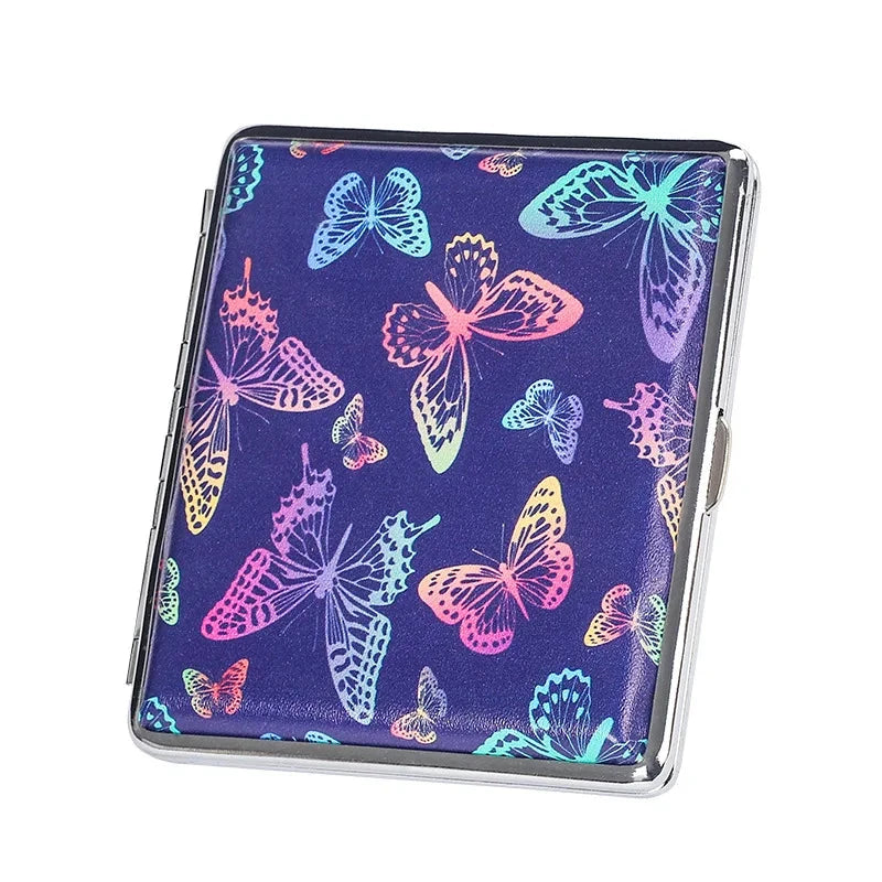 Fashion Cigarette Case 20 Pack Portable Leather Cigarette Holder Creative Personality Coarse Cigarette Storage Box Good Vibrations Adult Super Store