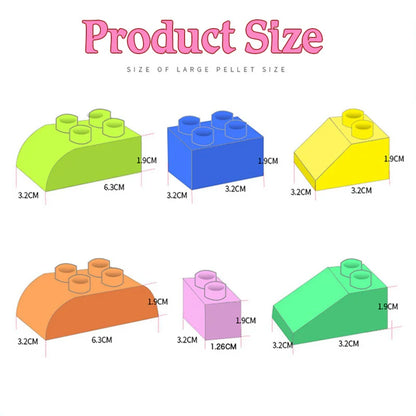 NEW Big Building Blocks For Toddlers Baby Large Classic Building Bricks Set Toys Kids Christmas Gift Compatible With Major Brand Good Vibrations