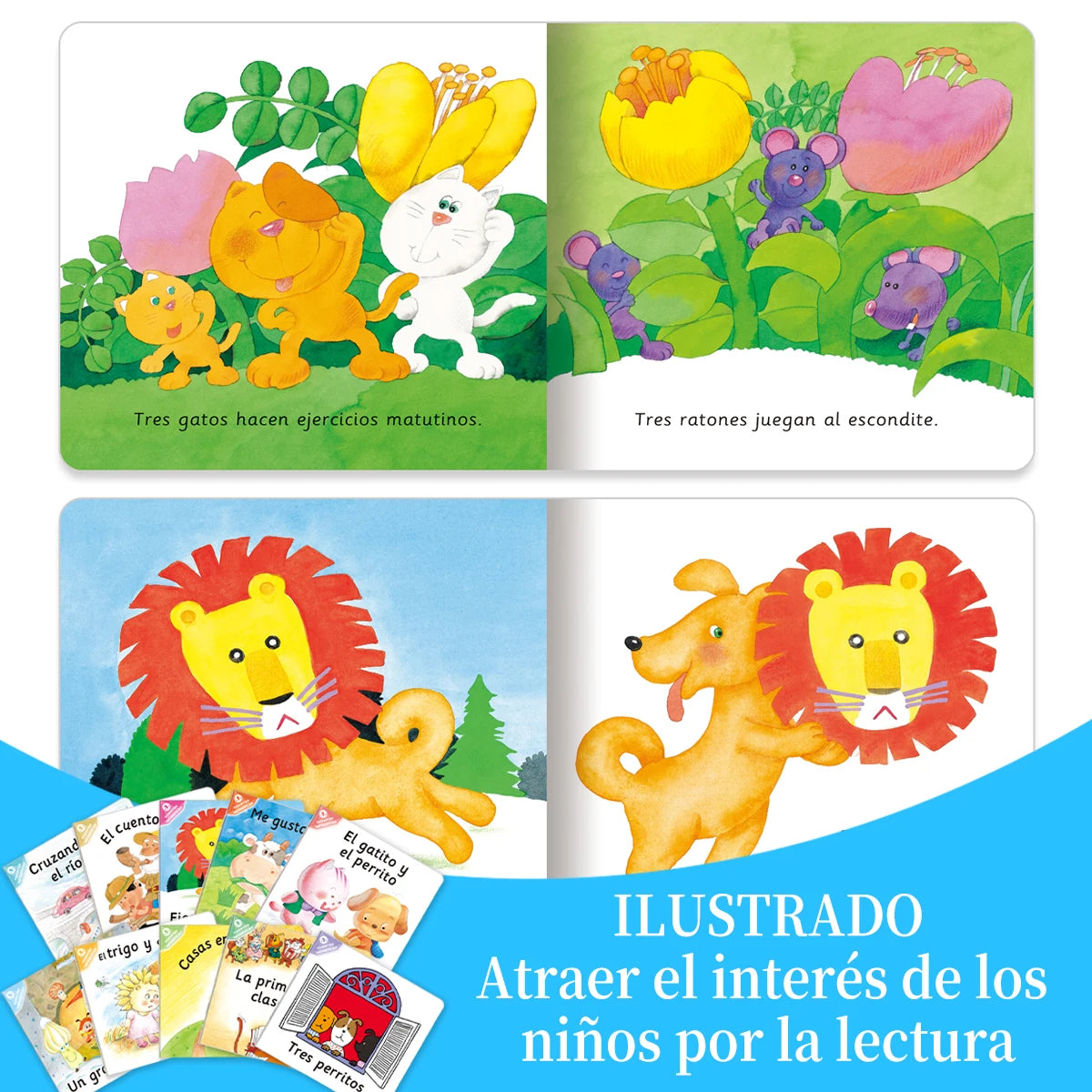 1 Set of 10 Spanish Children's Storybooks Children's Books Enlightenment Puzzle Books Early Learning Books Children's Gifts Good Vibrations