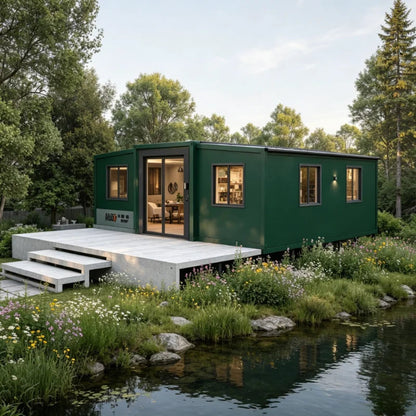 Prefab Houses Module Prefabricated Expandable Container Home Foldable Tiny 2 3 4 Bedroom Living Container House 20Ft 40Ft Good Vibrations